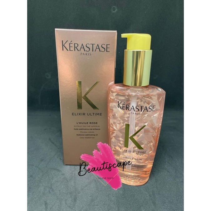 Jual Kerastase Elixir Ultime Rose Color 100ml | Shopee Indonesia
