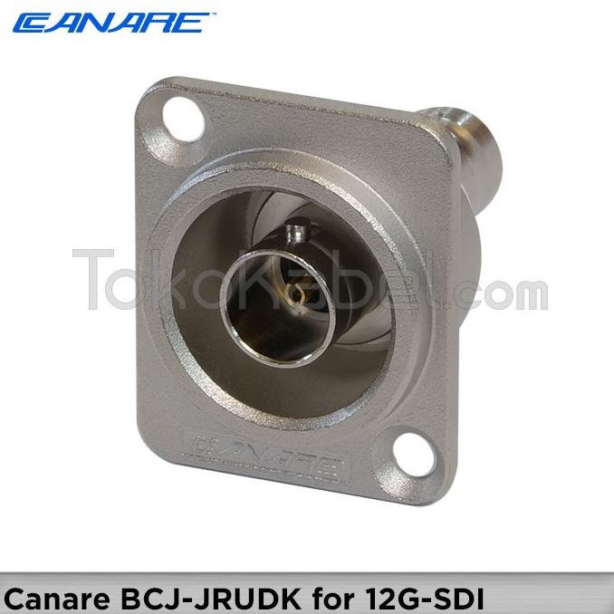 Canare BCJ-JRK BNC Female To Female Panel Mount, Contact Material: Gold