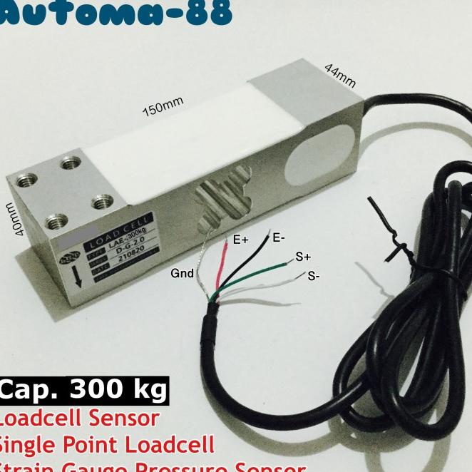 Jual Strain Gauge Pressure Sensor 300Kg Loadcell 300Kg Load Cell 300 Kg ...