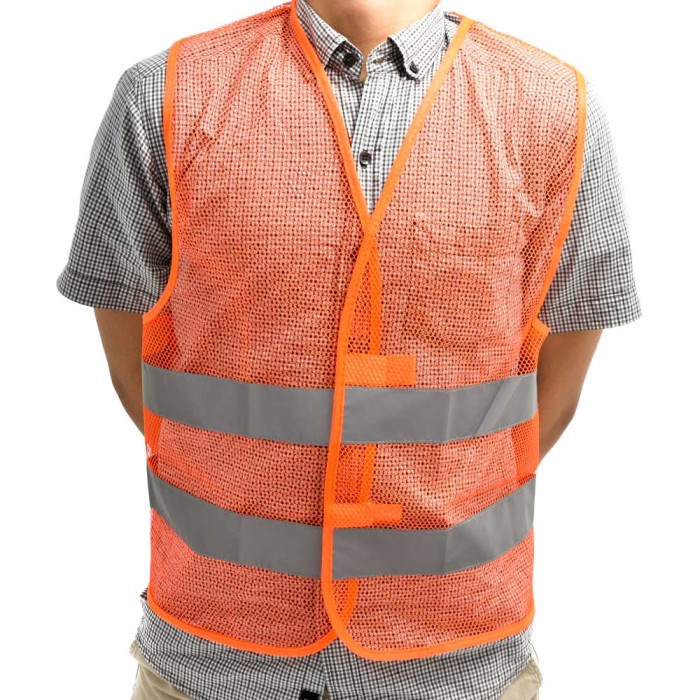 Jual Krisbow Safety Vest Rompi Pengaman Mesh Oranye Shopee Indonesia