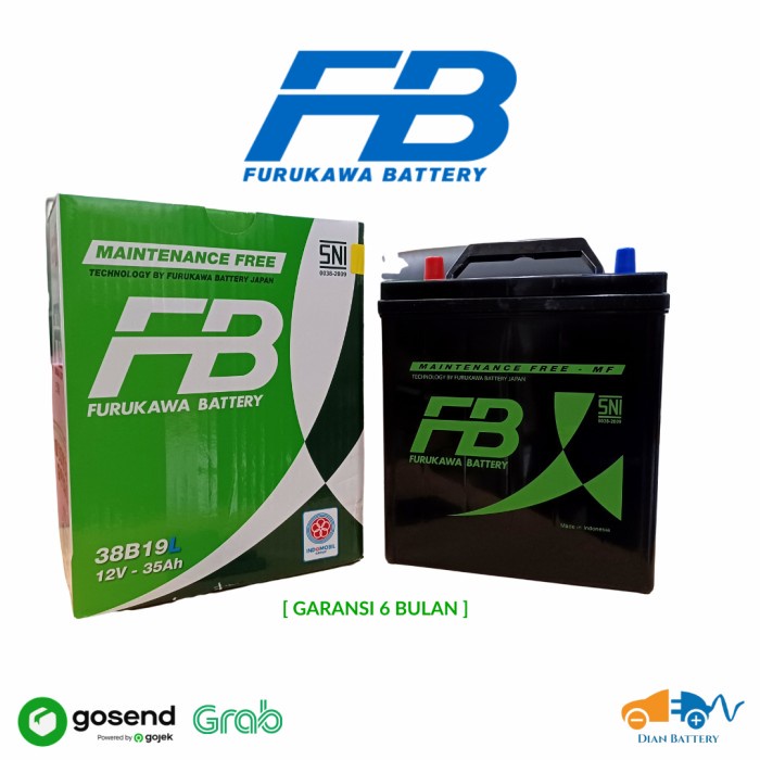 Jual AKI HONDA BRIO FB MF NS40ZL AKI KERING FURUKAWA BATTERY 38B19L
