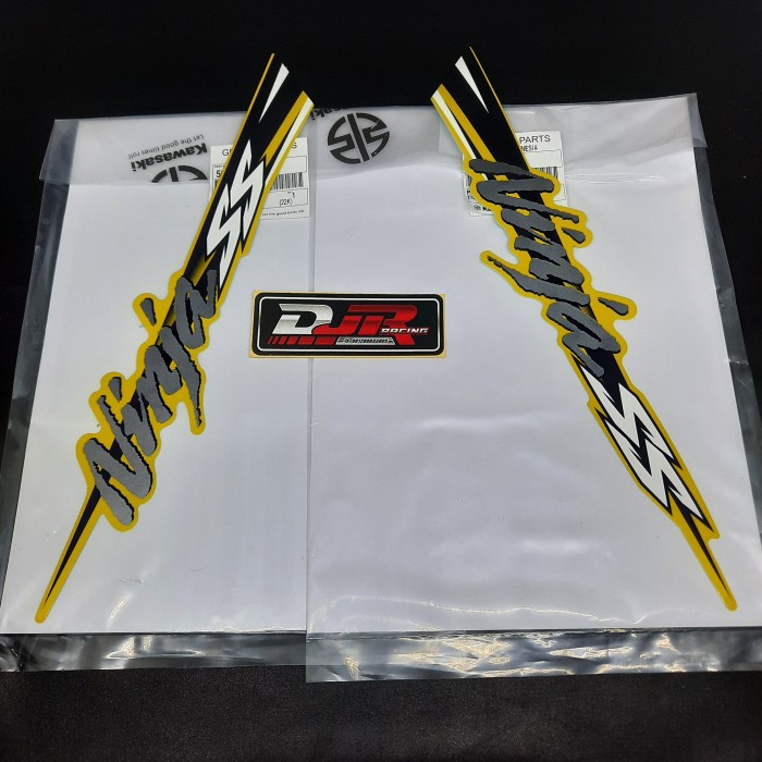 Jual stiker sticker striping body bodi belakang ninja ss kuning ...