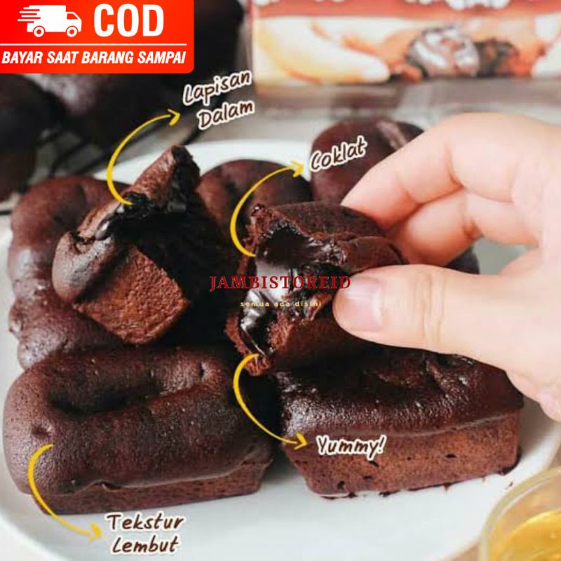 Jual (JAMBISTOREID) PILIH PENGIRIMAN INSTAN Roti Brownies Balok Coklat