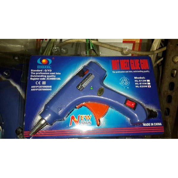 Jual Hot Melt Glue Gun DGHL / Pistol Lem 20 Watt (tombol onoff