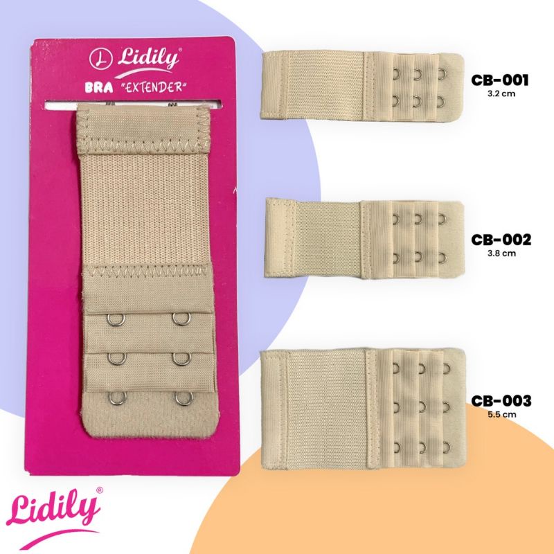 Jual LYDYLY Bra connector kait 2 kait 3 | Penyambung tali BH extender ...