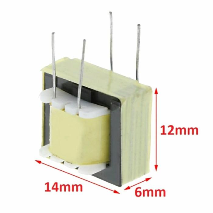 Jual Audio Transformer 600ohm 11 El14 Isolation Isolator Travo Ground