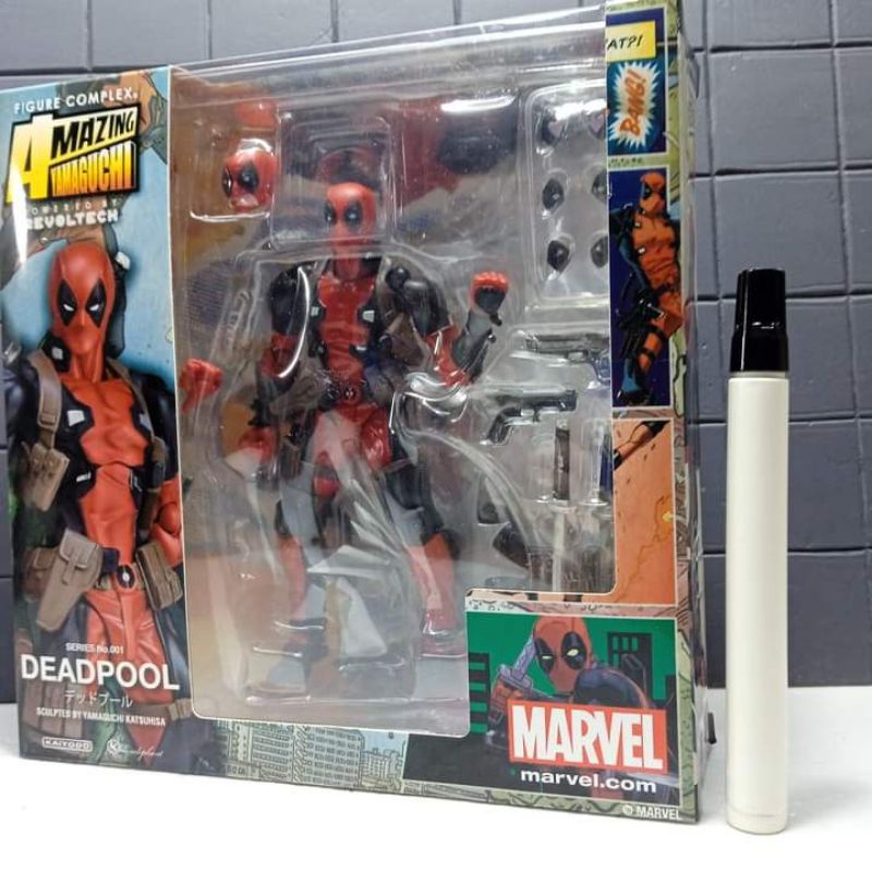 Jual mainan action figurerevoltech deadpoolrecast revoltech tinggi ...