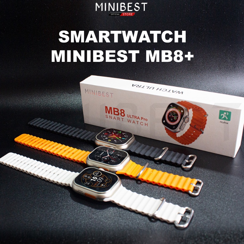 Jual Harga Bersaing MINIBEST Smartwatch MB8+ Ultra Pro Bluetooth V5.2 ...