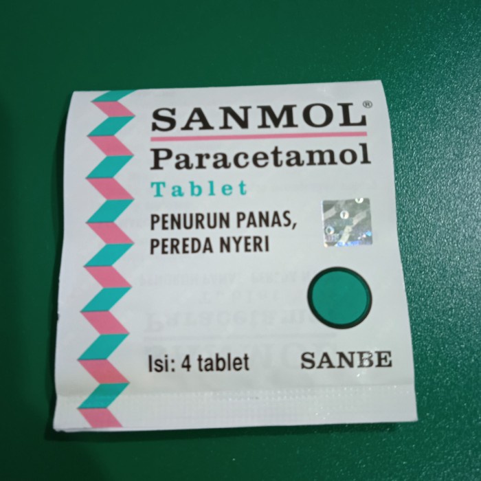 Jual Obat Penurun Demam Sanmol Strip Isi 4 Tablet Shopee Indonesia