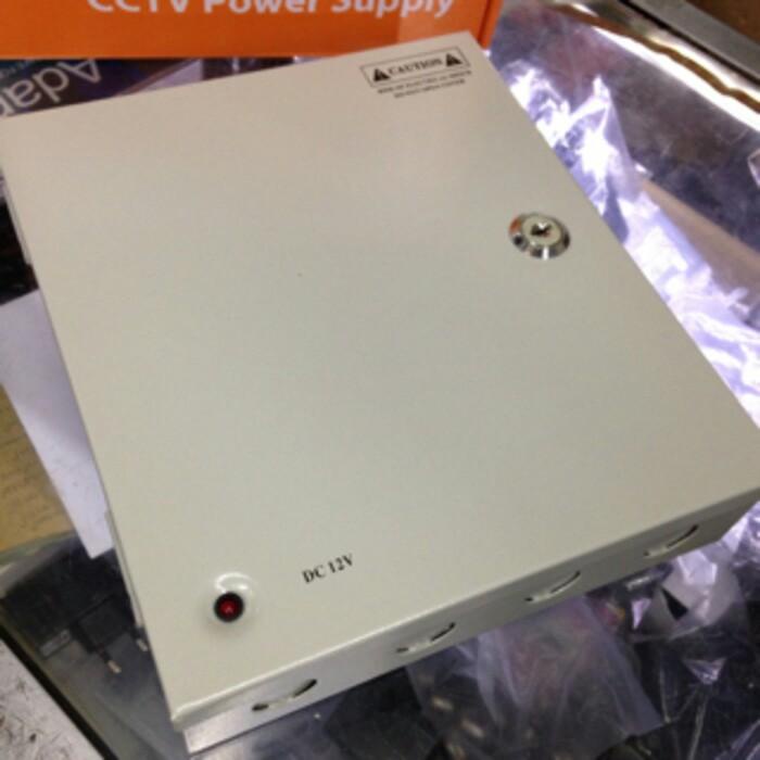 Jual Power Supply Central/Box 12V 10A 8 Chanel (Power Central Cctv ...