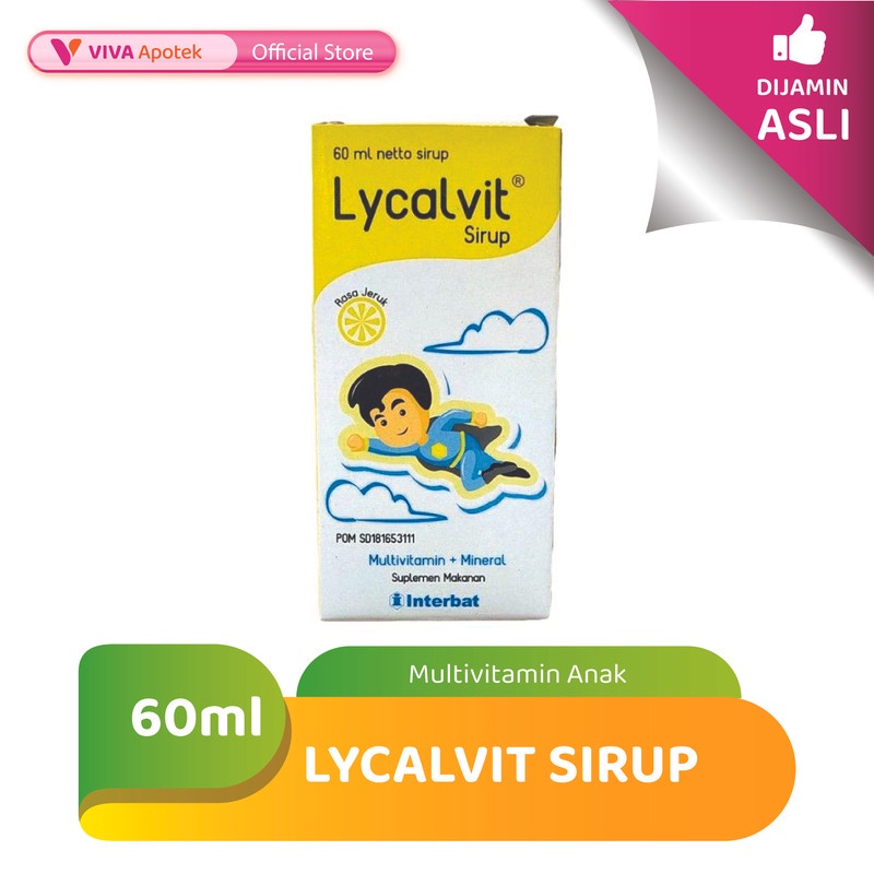 Jual Lycalvit Sirup Multivitamin Anak (60 Ml) | Shopee Indonesia