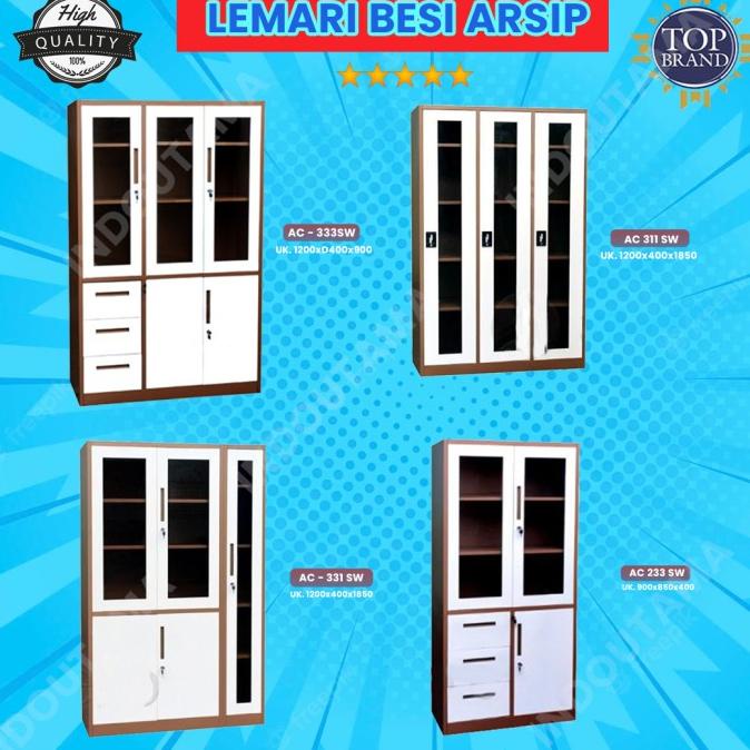 Jual Lemari Arsip Kantor Sekolah Lemari Arsip Pintu Shopee Indonesia