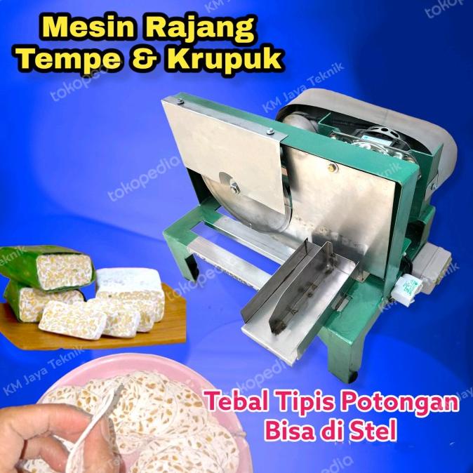 Jual Mesin Pemotong Tempe Krupuk & Alat Pengiris Serbaguna Stainless