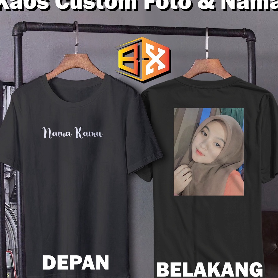 Jual Paling Laris 089 Kaos Sablon Custom Satuan Foto Bisa Request