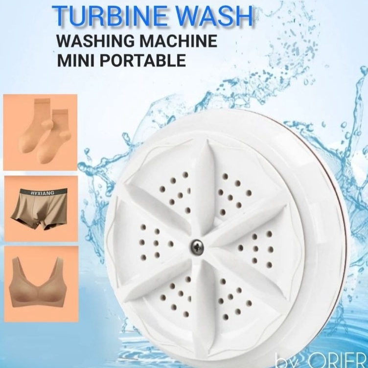 Jual MESIN CUCI MINI PORTABLE TURBINE WASH ULTRASONIC Shopee Indonesia