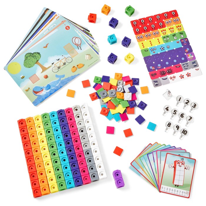 Jual Hand2Mind Numberblocks Mathlink Cubes 110 Activity Set | Shopee ...