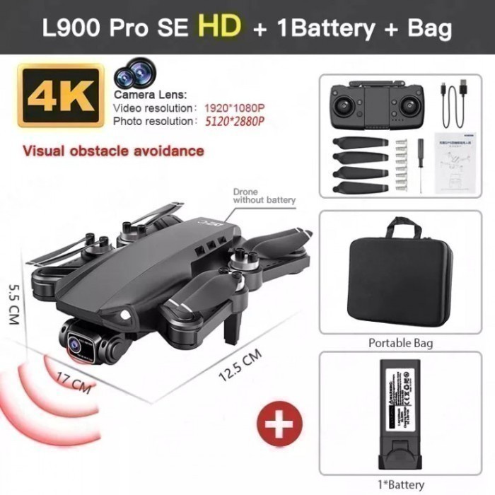 Jual L900 PRO SE DRONE GPS 4K HD DUAL CAMERA 5G VISUAL OBSTACLE ...