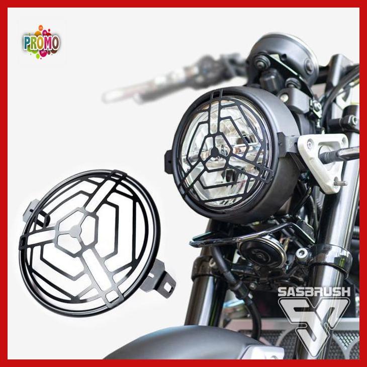 Jual Cover Lampu Yamaha Xsr Grill Lampu Xsr Head Light Cover