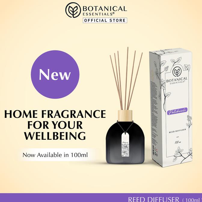 Jual Botanical Essentials - Reed Diffuser PATCHOULI 100ml | Shopee ...