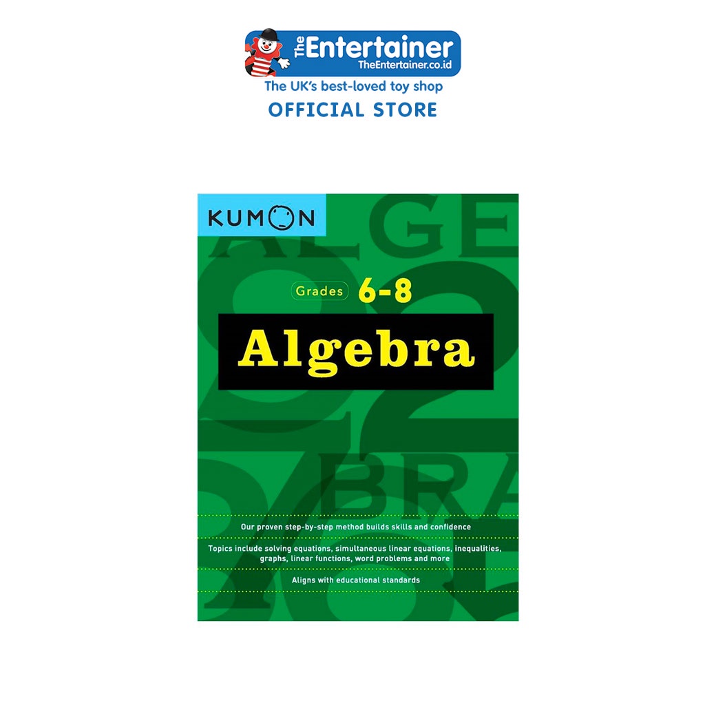 Jual Kumon Algebra Grades 6-8 - Buku Edukasi Anak | Shopee Indonesia