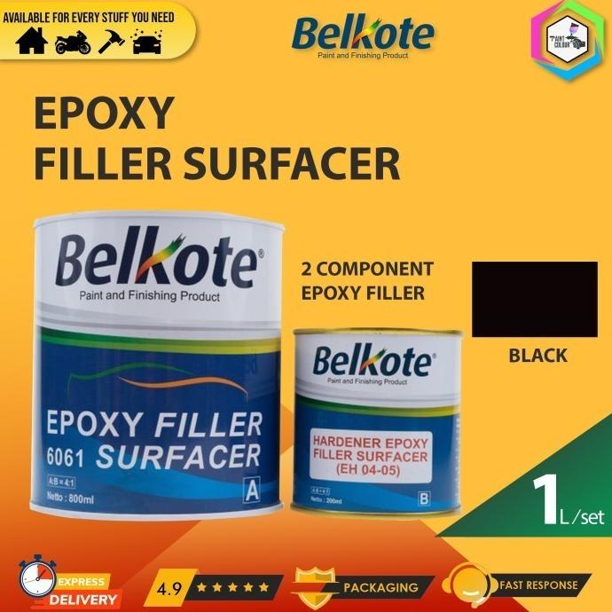 Jual Epoxy Filler Belkote Cat Dasar Komponen Kg L Set Shopee Indonesia