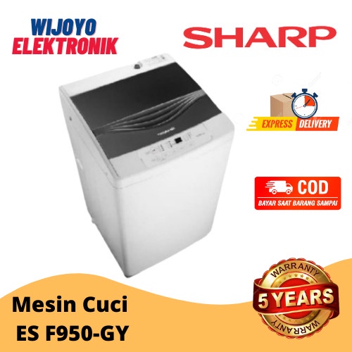 Jual MESIN CUCI 1 TABUNG SHARP ESF 950P 9KG FULL OTOMATIS LOW WATT ...