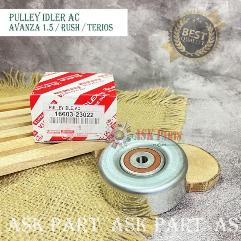 Jual PULLEY PULLY POLI AC TENSIONER TOYOTA AVANZA 1500cc 1.5 RUSH GRAND