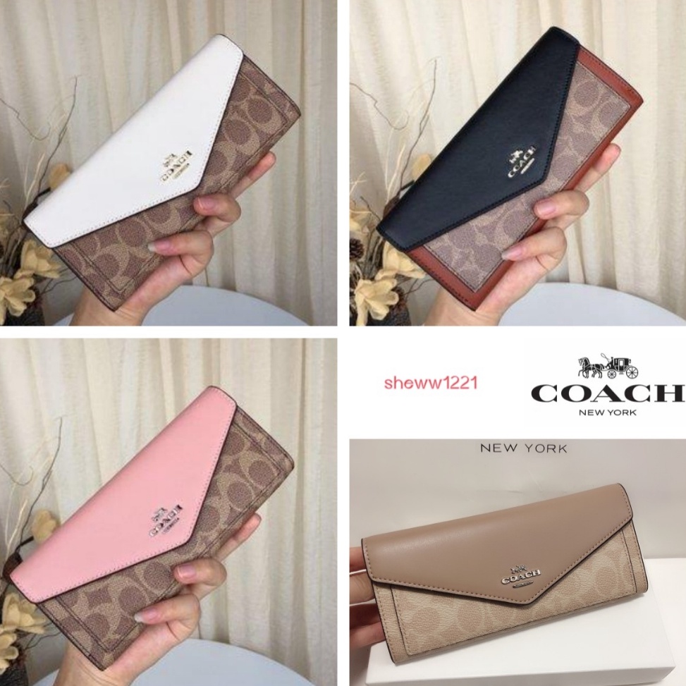 Jual READY coach bag tas new women's long envelope wallet 31547 ...