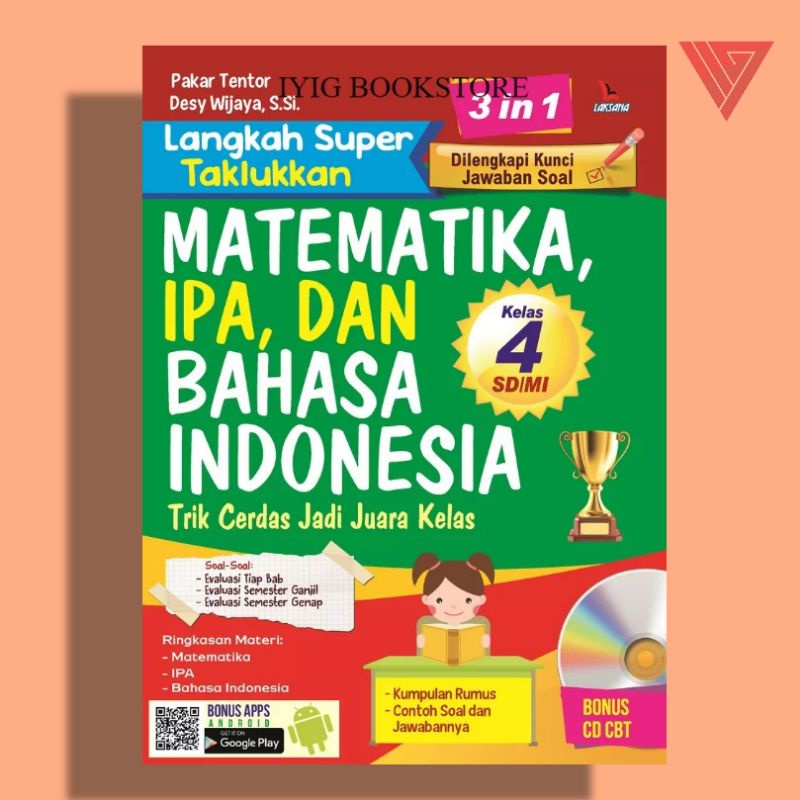 Jual Buku Langkah Super Taklukkan Matematika, IPA, Dan Bahasa Indonesia ...