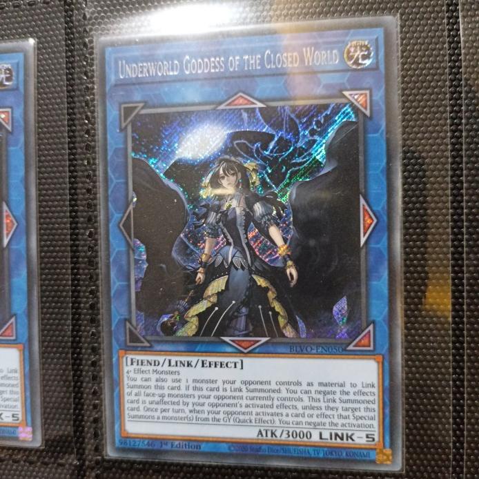 thumbnail image 2 of Yu-Gi-Oh! Underworld Goddess Of The Closed World MP22-EN028 – Secret Rare, 1st Edition, English, Near Mint 2 of 5