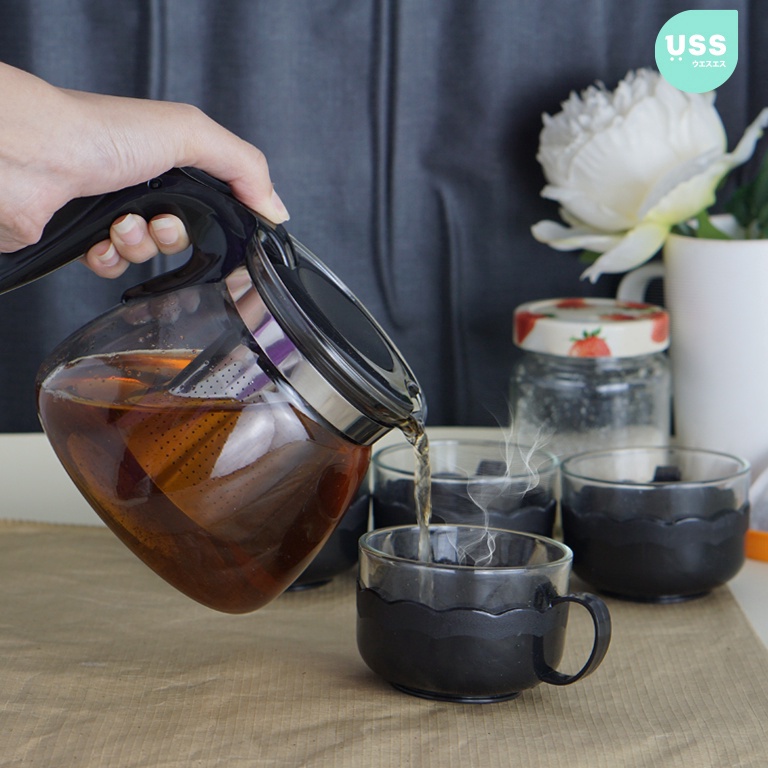 Jual Grosir Uss Teko Teh Dan Kopi Teapot Set 5 In 1 Black Dc8zy Shopee Indonesia 7698