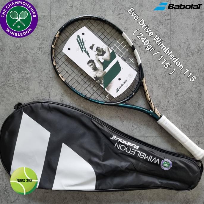 Jual Raket Tenis Babolat Evo Drive 115 Wimbledon ( 240gr / 115 ...