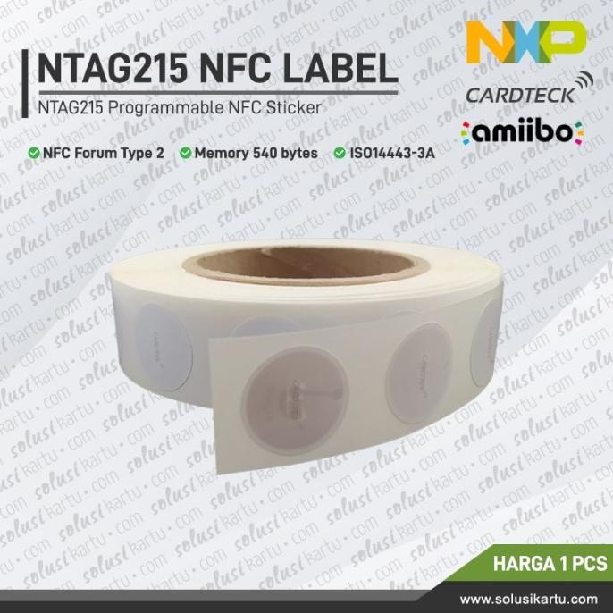 Jual Nfc Ntag215 Label 25Mm Sticker Amiibo Nintendo Ntag 215 Clone Rfid ...