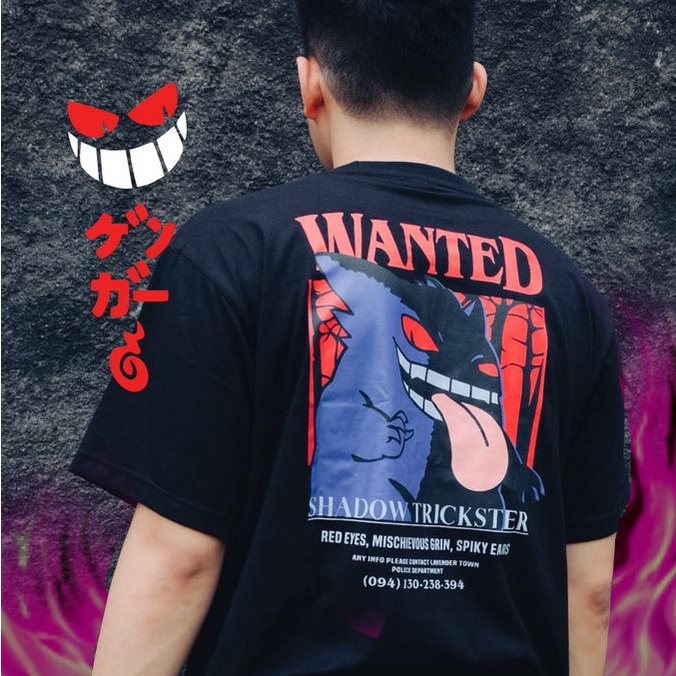 Jual Baju Kaos Anime Pokemon Kuruu Merch Gengar T Shirt Shopee