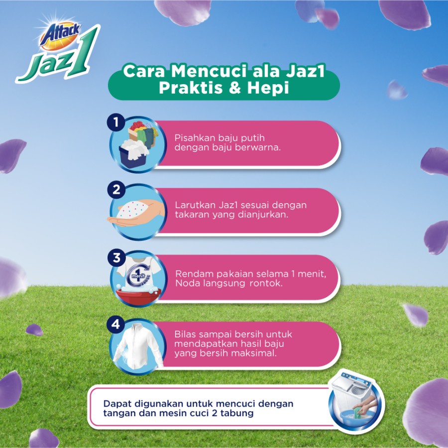 Jual Attack Jaz1 Deterjen Bubuk Pesona Segar 1.6Kg - Sabun Cuci Baju ...