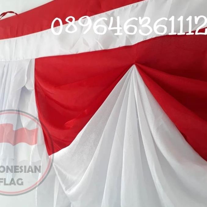 Jual Bendera merah putih Rumbai segitiga 5 gelombang 5 meter | Shopee ...