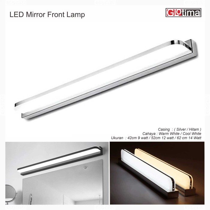 Jual Lampu Cermin Wastafel Toilet Kamar Mandi Wc Dinding Led Wall Lamp Shopee Indonesia