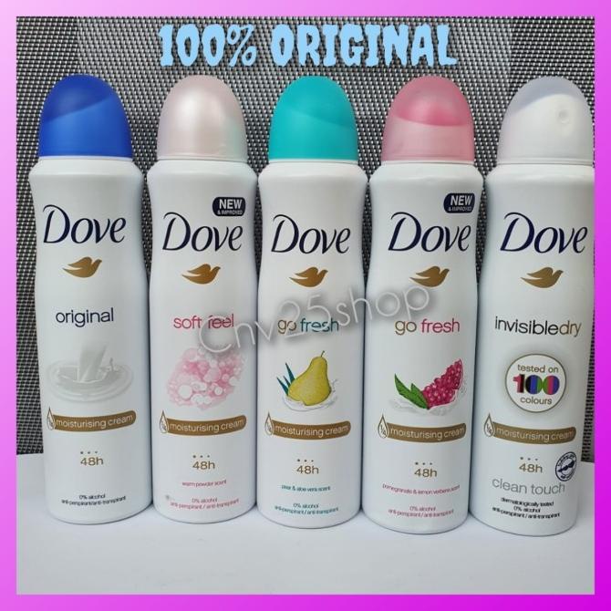 Jual New Dove Deodorant Spray 150Ml Original Limited Edition Shopee