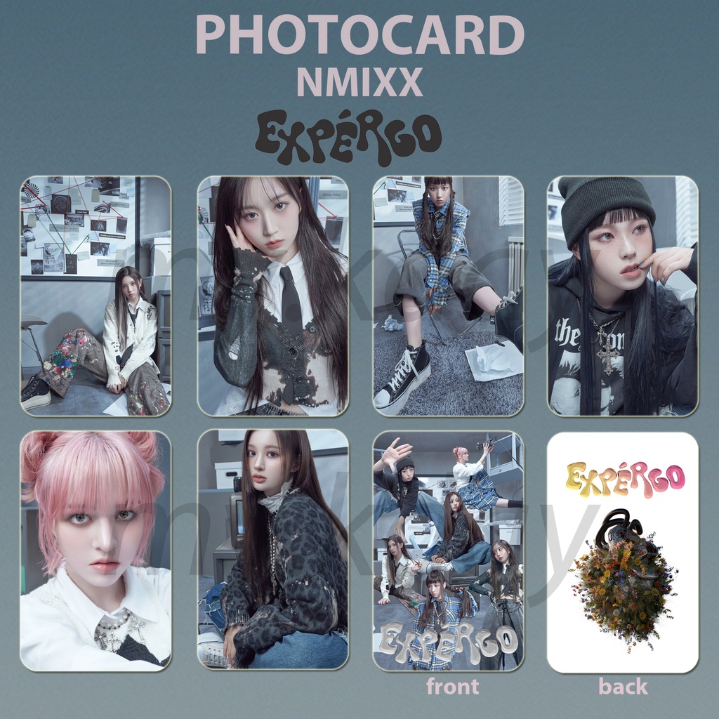 Jual PC-1228, Unofficial Photocard NMIXX expergo 2 sisi | Shopee Indonesia