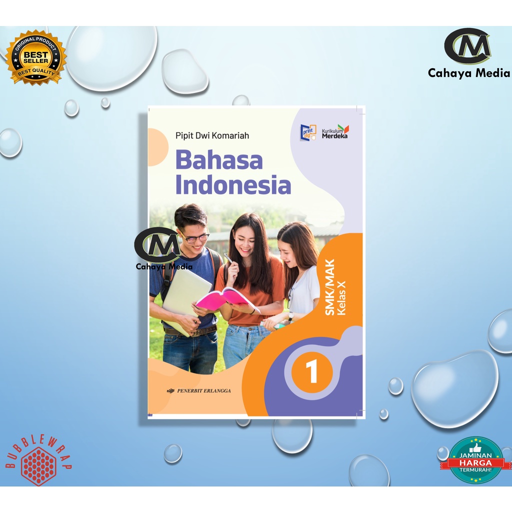 Jual BUKU BAHASA INDONESIA KELAS 10 SMK KURIKULUM MERDEKA ORIGINAL ...