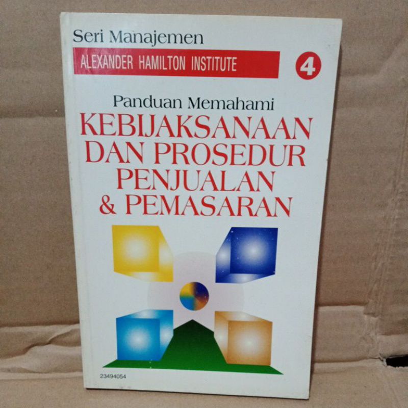 Jual Buku Panduan Memahami Kebijaksanaan Dan Prosedur Penjualan Dan ...