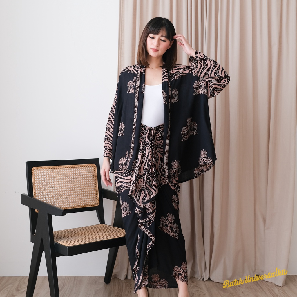 Jual BATIK UNIVERSALKU - Setelan Rok Batik motif Parang Camel | Shopee ...