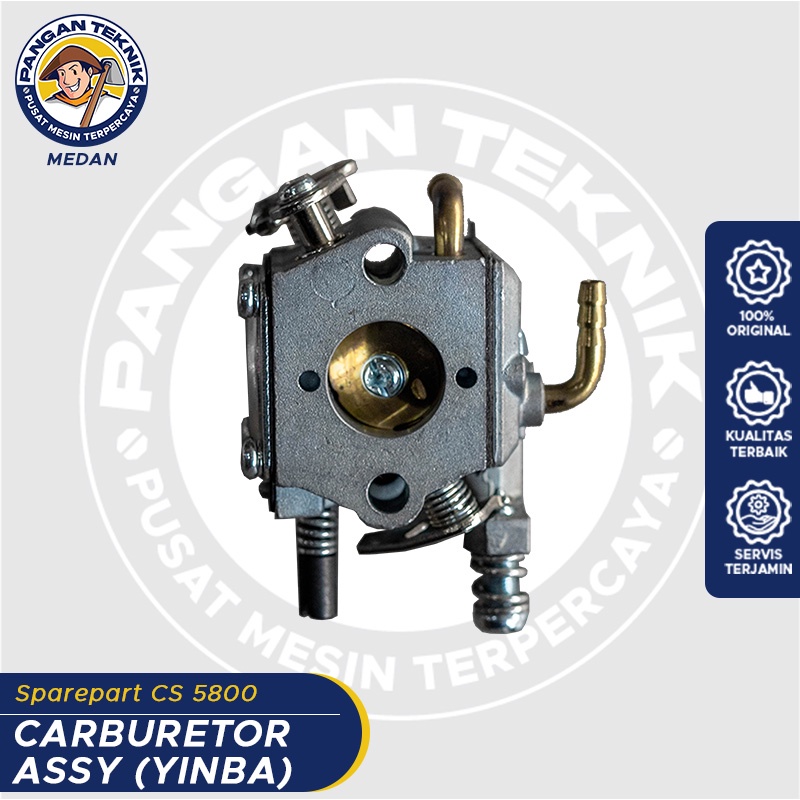 Jual Carburetor Assy Yinba Chainsaw YSK 5800 | SPAREPART CHAINSAW ...