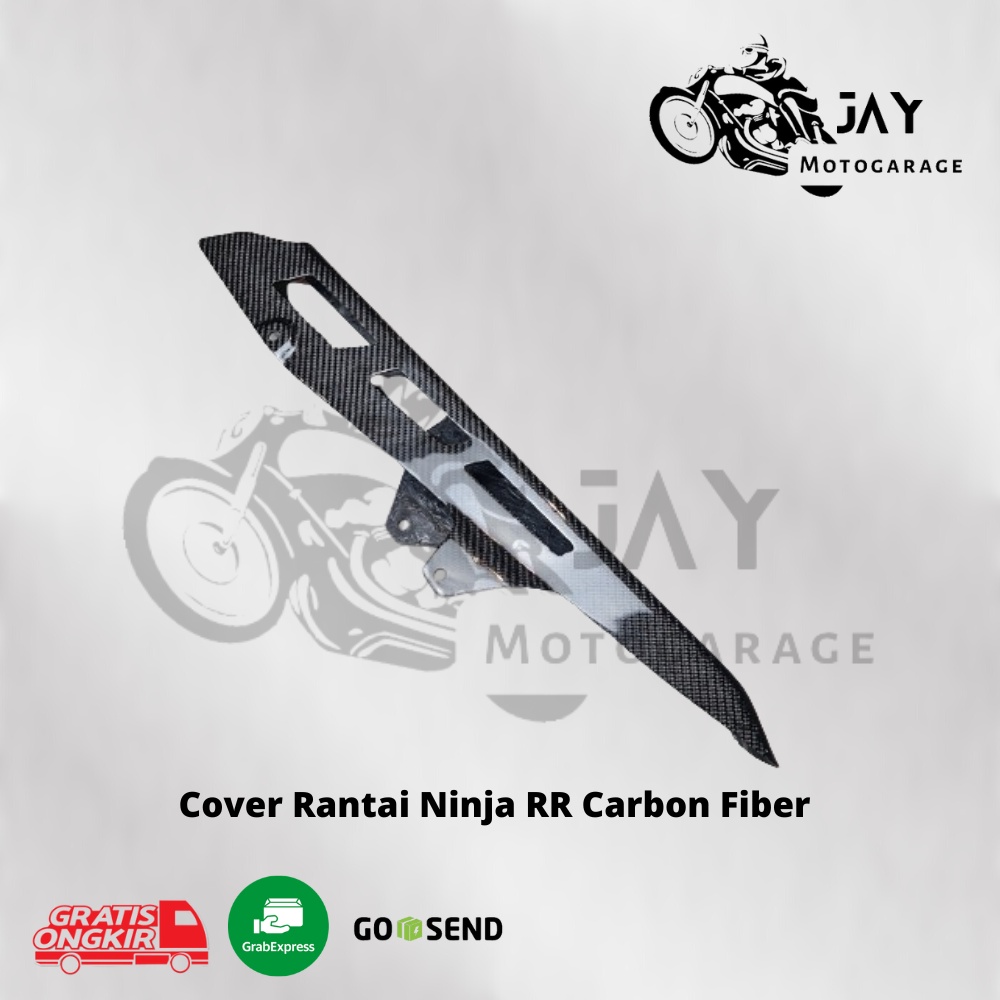 Jual Cover Rantai Ninja R/SS/RR Carbon Kevlar Bahan ORIGINAL Kawasaki ...
