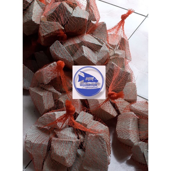 Jual batu zeolite untuk media filter penjernih air aquarium Shopee