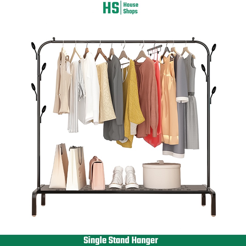Jual Single Stand Hanger Gantungan Baju Besi Big Stand Hanger Gantungan Serbaguna Rak Gantung
