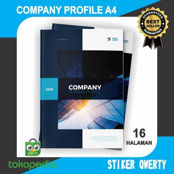 Jual Cetak Company Profile A4 - 2 sisi - Ap 150grm (16 halaman