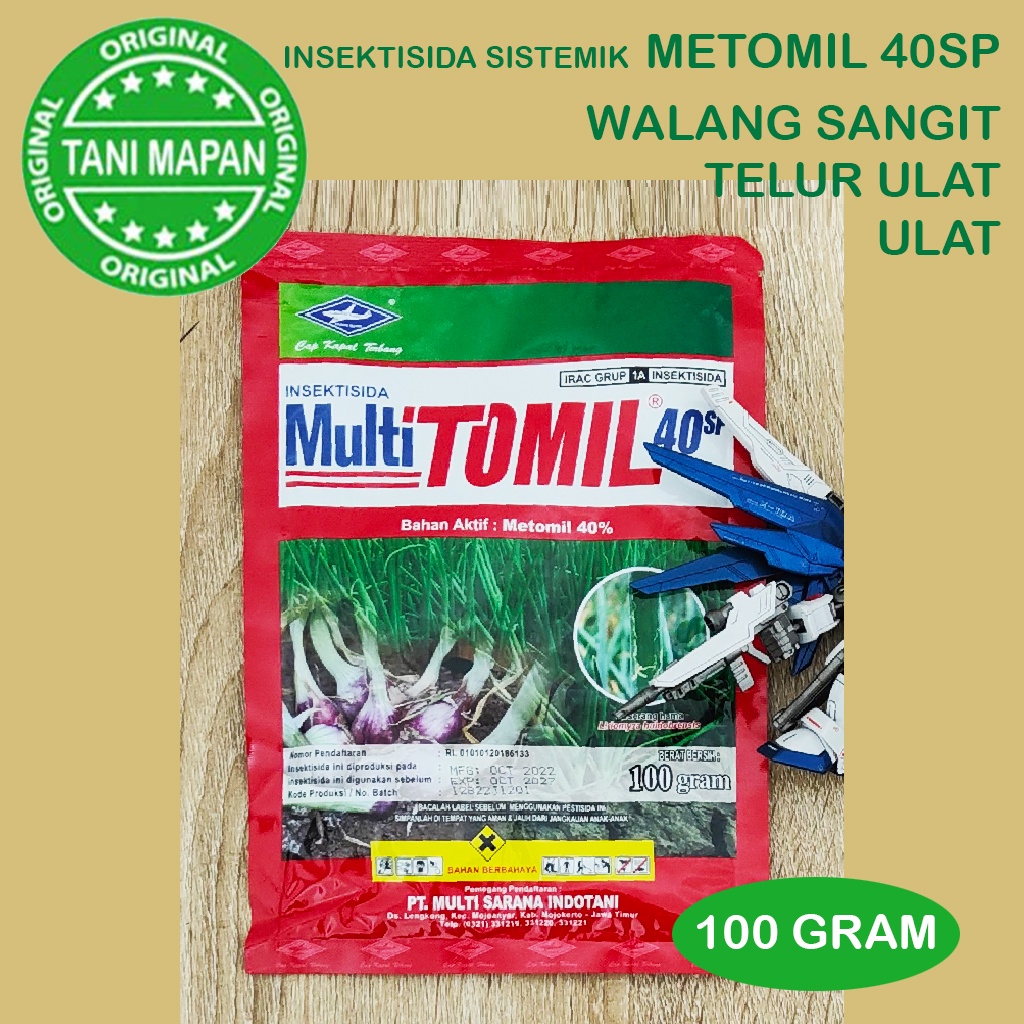 Jual Insektisida - MULTITOMIL 40SP - 100 GRAM (Metomil 40%) | Shopee ...