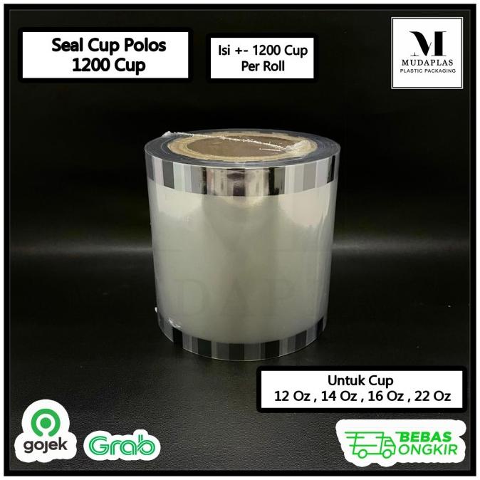 Jual Seal Cup Plastik Lid Sealer Polos Tutup Gelas Plastik Roll Isi Shopee Indonesia