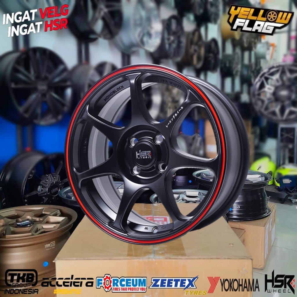 Jual Velg Mobil Racing HSR Sebunsuta Ring 16 Vios Soluna Lancer Velg ...